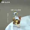 Zibo Animal Vidro Cristal Cachorro Casa Carro Escritório Artesanato de Mesa Gato e Cachorro Decoração de Vidro Presente