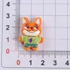 Novos Acessórios de Resina de Animais Malucos de Desenho Animado Acessórios de Cabelo DIY Presilhas de Cabelo Chaveiros Fivelas de Sapato Acessórios para Capa de Celular Venda por Atacado