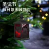 Lámpara de Viento Metálica Personalizada Lámpara de Viento Pequeña de Cuatro Esquinas Decoración Navideña de Halloween para el Hogar Decoraciones de Mesa para Fiestas