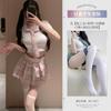 Lencería Sexy Wish Estilo Rojo de Internet Sexy No-off Cuadros Japoneses Estudiante Jk Uniforme Falda Plisada Traje 1003