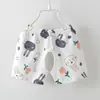 Pantalones cortos de algodón puro hechos a medida, estilo ligero de verano, para bebés niños y niñas, con diseño de entrepierna abierta, adecuados para lactantes, ropa fina de verano