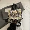 Bolsa de Viagem Renda Retrô Mochila Feminina Casual Versátil Tendência Outono/Inverno 2025 Nova Mochila Estilo Coreano