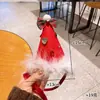 Estilo Ballet Navideño Gorro Navideño Pasador Lindo Femenino Versátil Accesorio para el Cabello de Alto Valor Clip para Flequillo Lateral Adorno para el Cabello