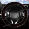 Capa de volante de carro nova inverno gradiente imitação de pelo de mink quente antiderrapante punho sem anel interno universal transfronteiriço geração