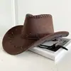 Sombrero de Mujer Estilo Retro Americano Sombrero de Vaquero Occidental Sombrero de Pescador para Viajes a Sichuan Oeste de Xinjiang Sombrero para el Sol al Aire Libre Sombrero de Montañismo