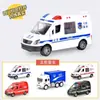 Brinquedo infantil modelo grande conjunto de brinquedos de carro de polícia de resgate para meninos, carro de deslizar, suprimento para barraca de jardim de infância