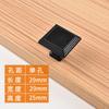 Mango de Dedo Pulgar Negro de Gama Alta Europeo y Americano Impreso Manija Oculta para Puerta de Armario de Ropa Cocina Cajón Gabinete Tirador Simple Moderno