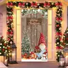 Cortina de Puerta Navideña Tela Colgante Árbol de Navidad Muñeco de Nieve Hombre Mayor Tema Decoración de Entrada Arreglo Festivo Fuente Transfronteriza Fábrica