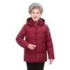 Chaqueta de Algodón de Invierno para Abuela con Forro de Felpa Ropa Gruesa de Algodón Abrigo de Algodón para Personas de Mediana Edad y Mayores Ropa de Abrigo Estilo Mamá Ropa de Invierno para Señoras Mayores