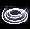Tiras de luces LED, 220V, luz naranja flexible, tiras de neón flexibles empotrables, tiras de luz suave de silicona impermeables para exteriores