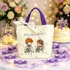 Dulces de Boda y Recuerdos Alegres, Bolsas de Lona con Caramelo de Luna Llena en Stock, Bolsas de Lona para Cajas de Boda, Bolsas de Regalo al por Mayor