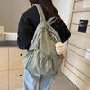 Mochila de nailon de diseño coreano, nueva, para viajes y actividades al aire libre, ligera, versátil y de gran capacidad, ideal para estudiantes y colegios.