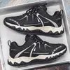 Zapatillas de papá de suela gruesa de moda para hombre, nueva colección de otoño, zapatillas casuales de malla transpirable para adolescentes y para correr