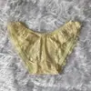 Pantaletas de Malla Transpirable Sin Costuras de Modal, Braguitas Transparentes Sexys de Encaje Bordado para Mujer, Pantaletas de Encaje
