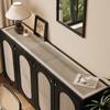 Aparador de cuero ligero de lujo estilo americano, mantel impermeable y a prueba de aceite, mueble de TV, tapete protector de escritorio a prueba de polvo, sin mantenimiento