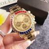 Relógio Masculino Simples Retrô Moda Retrô Literário Design Pesado com Relógio Calendário Relógio Diamante de Alto Valor