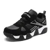 Zapatos Jinjiang zapatos para niños zapatos deportivos para niños superficie de cuero superficie de malla zapatos para niños niños medianos y grandes zapatos casuales para estudiantes zapatos
