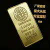 Monedas Especiales con Forma de Proveedor Transfronterizo Oferta Especial Exportación Monedas Conmemorativas Suizas Pepita de Oro Metal Cuadrado Chapado en Oro Relieve Estéreo