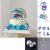 Decoración de pastel de cumpleaños Doraemon Doraemon Hello Kitty decoración cabeza que se mueve Día del Niño celebridad de internet