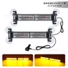 Luz de Advertencia de Alto Brillo para Coche, Luz para Parabrisas Uno a Dos, Luz Estroboscópica Roja y Azul Intermitente Impermeable de 40 LEDs, Luz de Apertura de Carretera