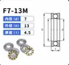 Rolamento de esferas de escora plano miniatura F3-8M F4-9M F5-10M F5-11M F6-12M rolamento de bomba