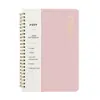 Cuaderno de espiral A5, Cuaderno planificador diario en inglés, Agenda sencilla, Disponible para venta transfronteriza, Personalizable