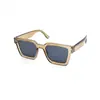 Gafas de sol cuadradas de montura pequeña disponibles en cuatro colores, gafas de sol de moda unisex, versátiles, sencillas, retro, gafas de sol estilo callejero INS