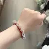 Exquisita y Dulce Goma para el Cabello de Cristal, Duradera y Suave con el Cabello, Cuerda Versátil para el Cabello, Diseño de Nicho, Accesorio para el Cabello de Alta Gama
