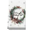 Toallas Pequeñas Populares Navideñas Estampadas Transfronterizas, Paños de Cocina para Platos, Toallas de Mano Absorbentes de Secado Rápido para el Hogar, Venta al por Mayor desde el Fabricante
