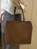 Bolso de Hombro Estilo Europeo y Americano 2025 Nuevo Bolso de Mano de Moda Bolso Tote de Gran Capacidad de Cuero Suave para Mujer Bolso de Mujer Estilo Normcore