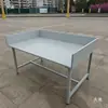 Bancada com guarda-corpo mesa de embalagem de armazém mesa de inspeção de qualidade de fábrica mesa de embalagem mesa de operação de oficina mesa de montagem de embalagem expressa