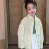 Camisas para Niñas, Camisas de Manga Larga para Niños, Ropa de Primavera, Nuevo Estilo 2026, Tops Casuales con Lunares Blancos Estilo Urbano para Niños Mayores