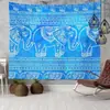 Tapiz de Amazon Transfronterizo ins Colgante Tela de Fondo Bohemio Mandala Elefante Tela de Pared Manta Decorativa Europea y Americana