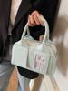 Bolso de hombro de primavera, bolso cruzado que combina con todo, nuevo diseño de nicho 2025, bolso de mano estilo coreano de moda con forma de almohada.