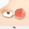 Botones de Plástico, Galvanoplastia Asimétrica, Abrigos de Lana para Mujer, Cortavientos, Abrigos, Estilo Pequeño Fragante a la Moda, Botones con Pie