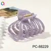Pajarita de PC Premium Pinza Grande para el Cabello Nueva Horquilla de Pelo de Pajarita Pintada con Spray UV Pinza de Tiburón para Moño Versátil Venta al por Mayor