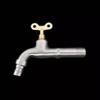 Grifo exterior de acero inoxidable antirrobo y anticongelante con boquilla de agua con cerradura de 4 puntos y 6 puntos para lavadora con llave.