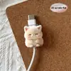 Capa Protetora Padrão Gatinho Gordo de Desenho Animado Acrílico Plano 2D, Anti-Danos, Capa para Celular Tipo-C