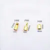 Fivela de corda de cobre pegajosa com alta retenção de cor, cabeça de fivela, contas feitas à mão, furo de 3 mm, sininho pendurado, corrente de couro redonda, conector de pingente