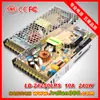 Fuente de Alimentación Conmutada de 24V 12V 20A 10A 250W Green Power Lrs Fuente de Alimentación Centralizada Fuente de Alimentación para Monitoreo de 12V