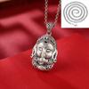 Colgante de elefante de esmalte retro de estilo étnico para mujer, cadena larga para suéter de plata esterlina 925, nuevo colgante versátil 2023