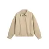 Jaqueta Vermelha Cattee para Homens e Mulheres, Petite Curta Estilo Americano Chic Roupa de Trabalho Jaqueta com Gola Reversível, Top Casual Versátil