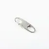 Hebilla de resorte tipo S en stock, hebilla de mosquetón de aleación metálica al por mayor para bolsos, hebilla de ajuste de cadena, tirador de cremallera desmontable