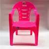 Sillón de plástico engrosado con respaldo, taburete de plástico, silla para adultos, sillón de plástico, silla para barbacoa de puesto de comida