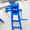 Máquina Pequeña Eléctrica para Curvar Tubo Cuadrado y Redondo, Máquina de Curvado Vertical Tipo 76 de Acero Inoxidable, Máquina de Curvado por Rodillos de Tres Ejes