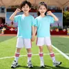 Conjunto de Uniforme para Equipo de Porristas de Desempeño del Día del Niño, Dos Piezas de Verano 100% Algodón, Uniforme para Clase de Deportes