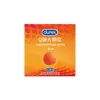 Condones Durex Amor Audaz Ácido Hialurónico Ultra Delgados Invisibles Paquete de 3 001 Ajuste Ceñido Sensación de Estar Desnudo Condones de Seguridad Air