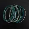 Pulsera de cuentas bohemia multicapa, pulsera de estilo étnico con estrella de mar y concha estilo vacacional, joyería para mujer al por mayor