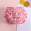 Roupa íntima para bebês e crianças pequenas, Calcinhas de algodão puro para o verão, Calcinhas triangulares para meninas, 100% algodão, Não aperta