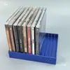 Caixa de Armazenamento de Discos de CD Suporte de Exibição 12 Peças Álbum de Armazenamento de Discos de CD para Desktop DVD Exibição de CD